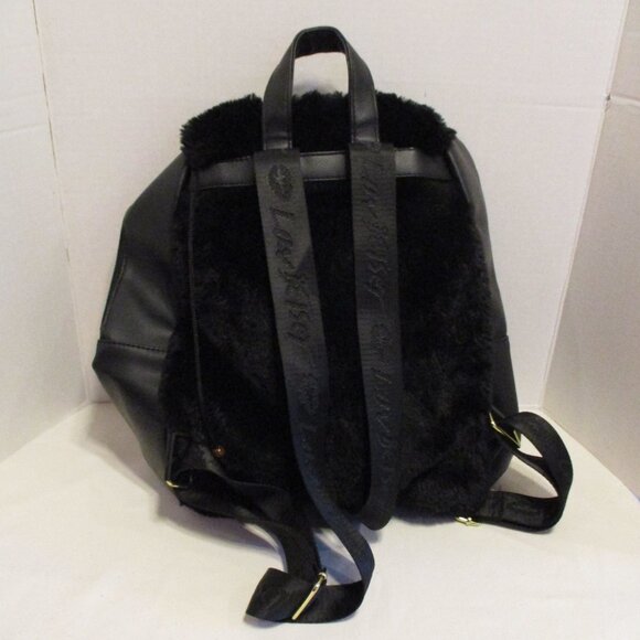 Betsey Johnson Woman Medium 17x15x5 Black White Pink Panda Hooded Backpack main image 4